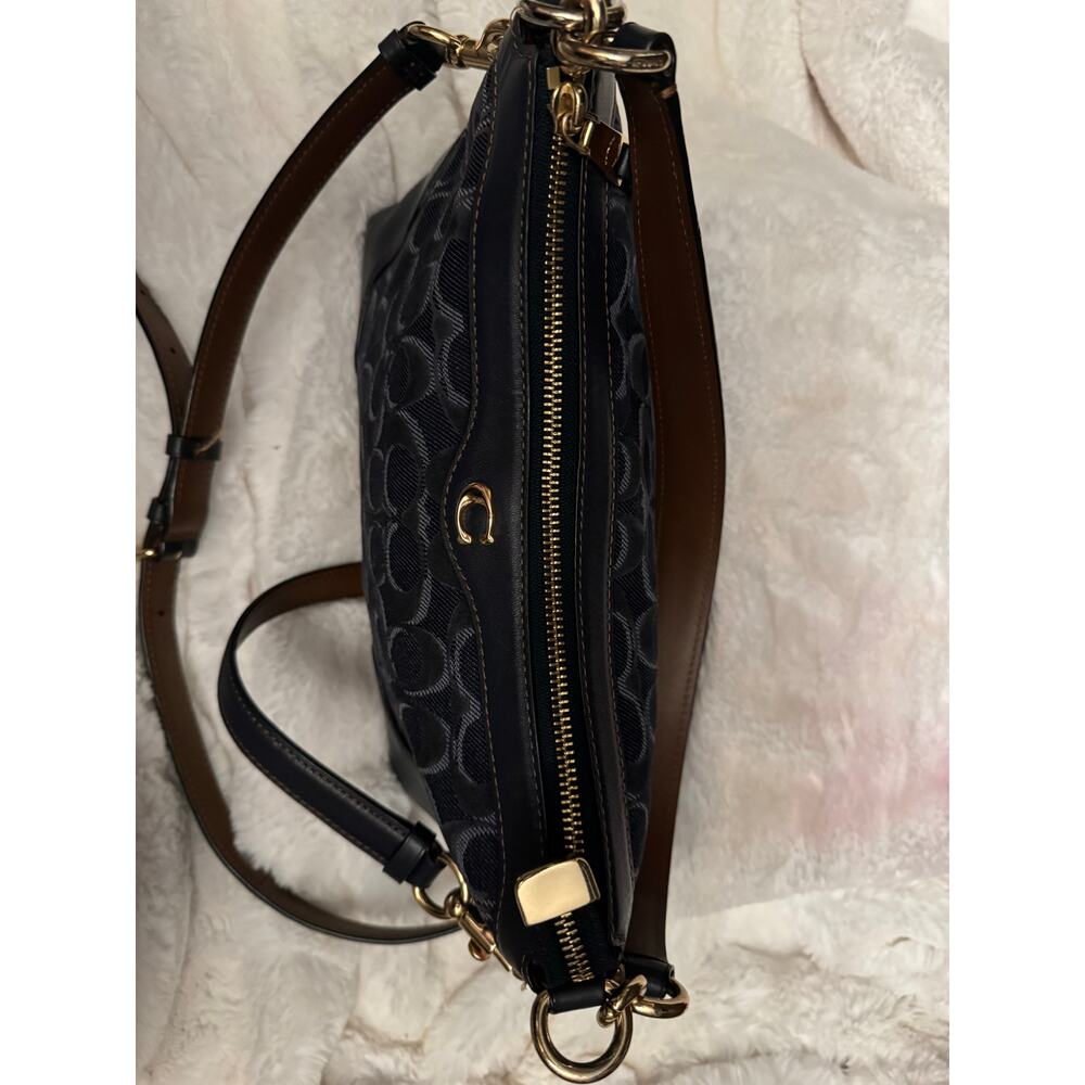 EXCELLENT CONDITION Coach Denim leather coach purse - Picture 10 of 10